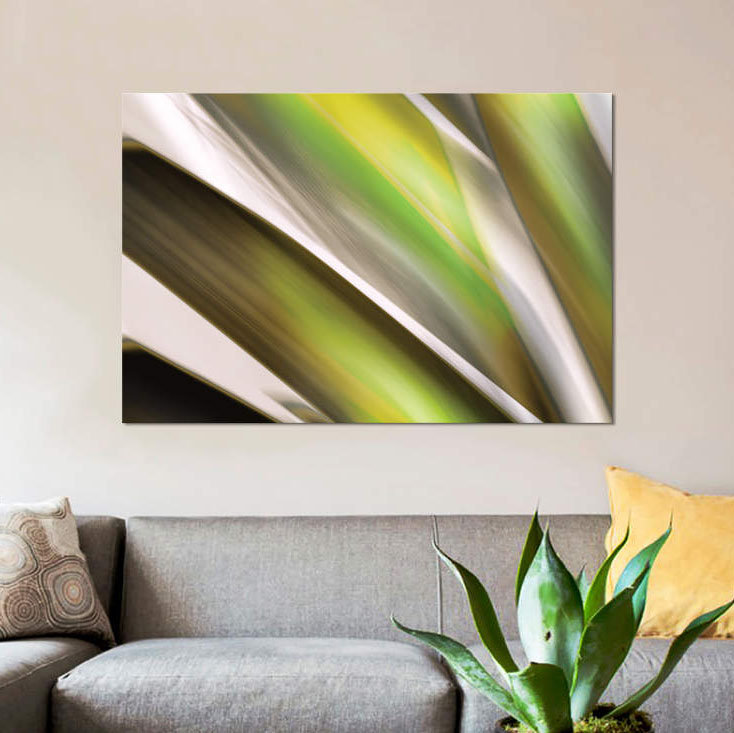 « organic vi », impression sur toile, H 12 po x l 18 po x p 1,5 po, Toile tendue, Pas de tapis