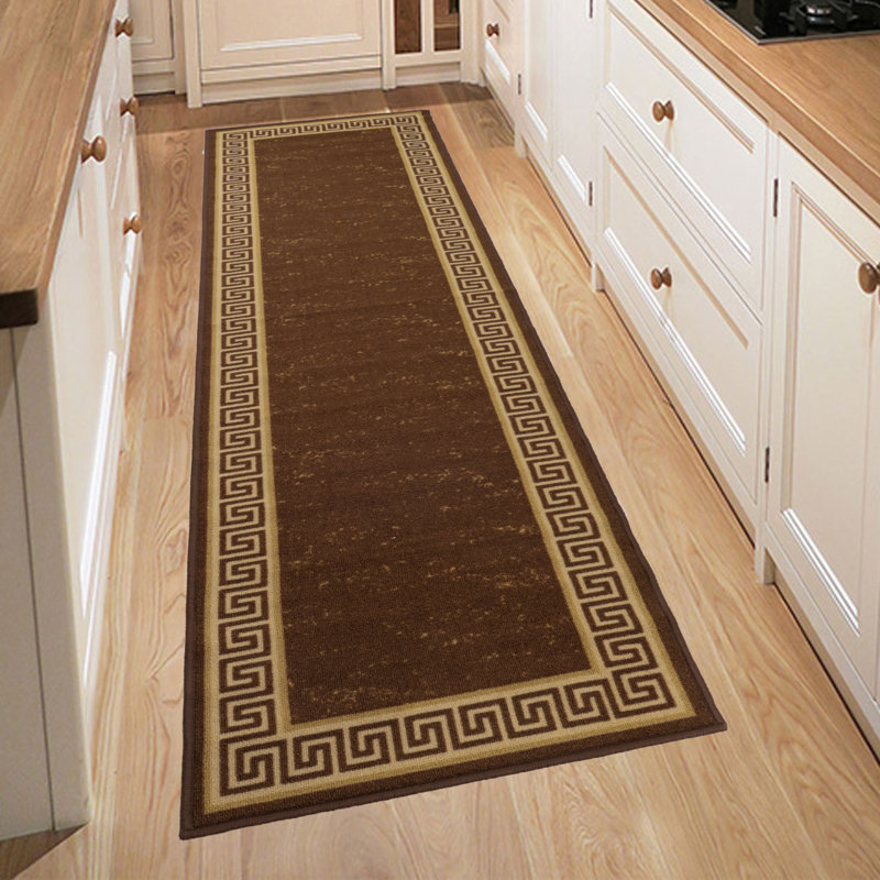 Tapis de couloir grec antidérapant 2 x 5