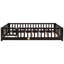 Lit plateforme au plancher avec clôture et porte-564854766-564854767
