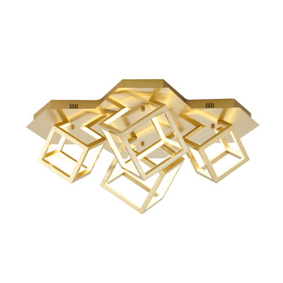 Kingsteignt Modern LED Multi Square Flush Mount