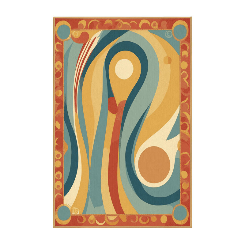 Groovy Curl Rug, Rectangle 8' x 12'