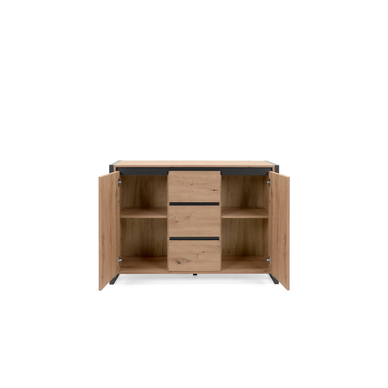 Crone 120cm W 3 - Drawer Chest of Drawers