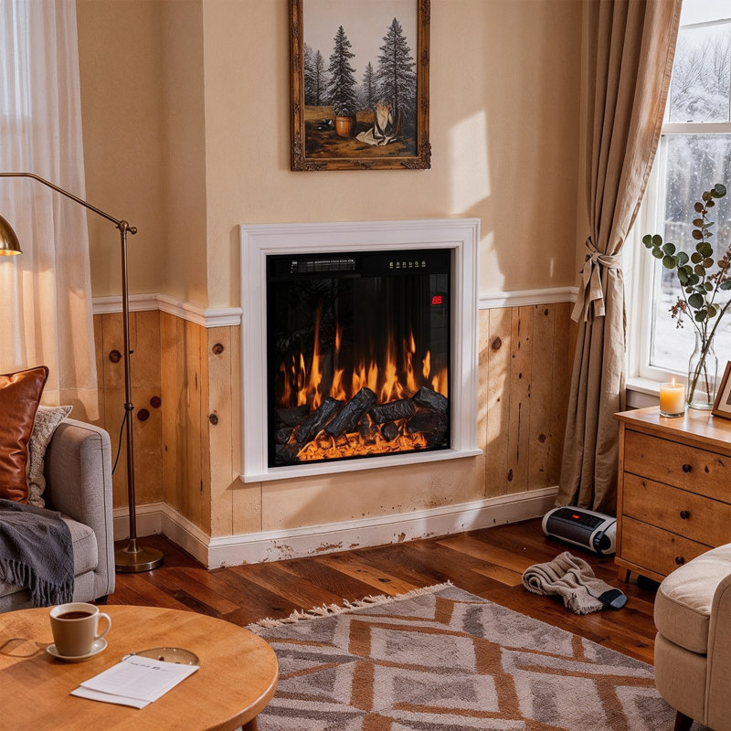 Foyer électrique 23,6 po Alaira (manteau de cheminée non inclus)