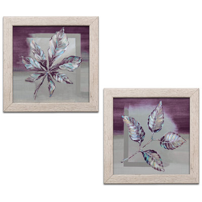 «Ultra Leaf I and II» par Margaret Ferry - ensemble de 2 reproductions