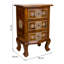 40cm W Bedside Table