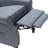 Recliner Wingback Chair Tufted Arm Chair Recliner Fabric Push Back Recliner-673111387