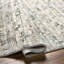 Tapis abstrait en polyester tissé à la machine abstrait bleu sarcelle / olive / beige-711543410