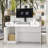 Rectangle Wood Reception Desk with Filing Cabinet