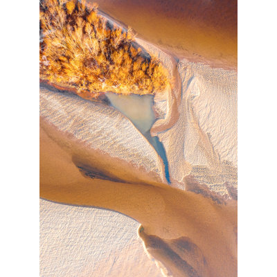 " Colorful Sands From Above, Orange, Tan, White, Aerial, Drone "