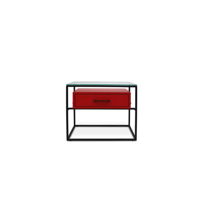 Gorton Glass Top End Table