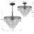 Dapo 7 - Light Unique Tiered Chandelier with Crystal Accents-414733698