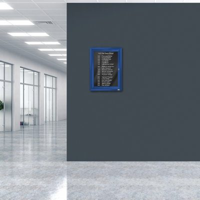 Tableau d'affichage mural fermé pour armoire d'annuaire