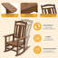 Chaises pliantes Adirondack, chaises d'extérieur toutes saisons pour terrasse de patio