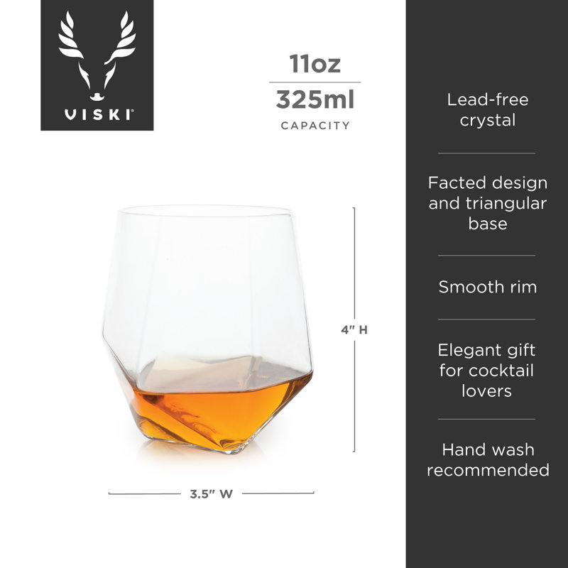 Seneca Faceted Crystal Tumblers