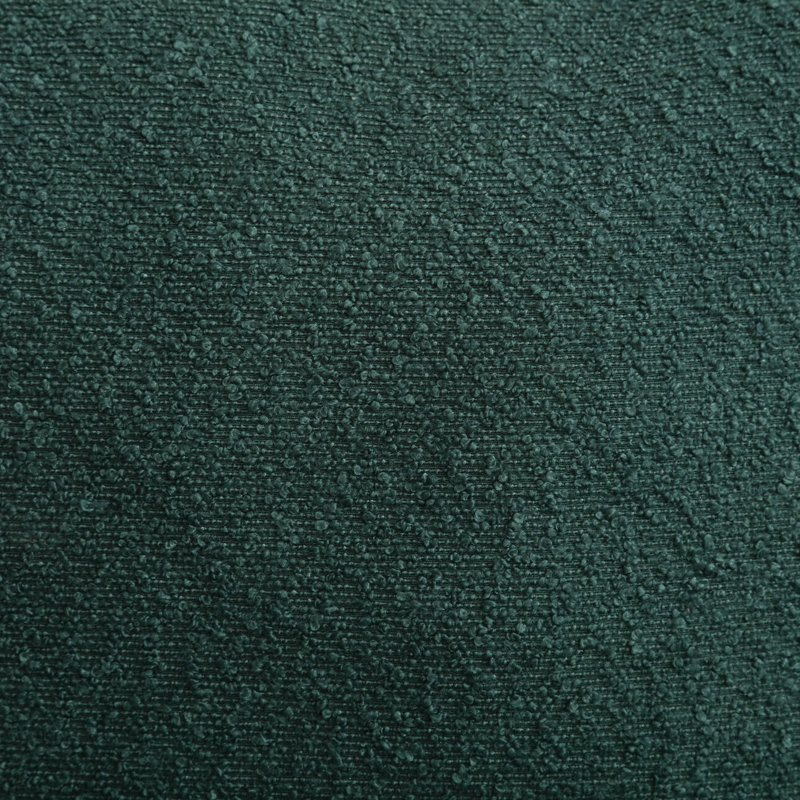 Causeuse en tissu Donneta Boucle, Velours émeraude