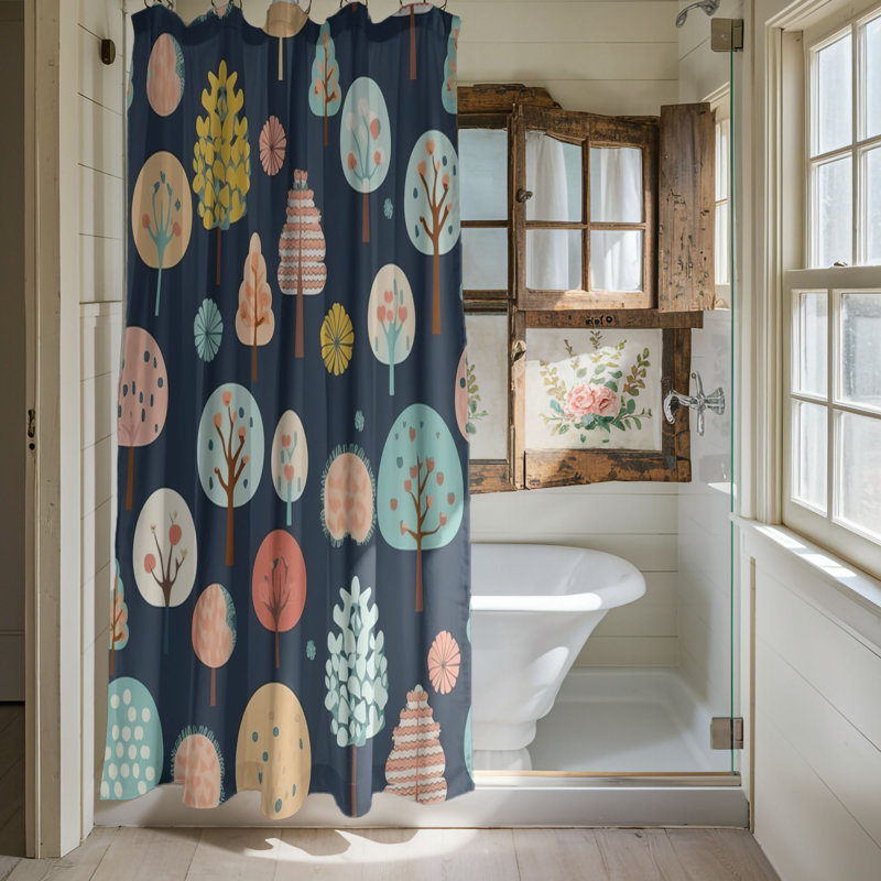 Magical Space - Premium Shower Curtain, H 74 po x l 71 po
