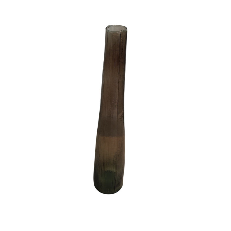 Vase H 19,7 po Montana Harmony, Brun, L 3,54 po x l 3,54 po x H 19,68 po