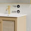 Meuble-lavabo mural 30 po en chêne naturel Cinaed avec comptoir à un trou-118040168-118040170