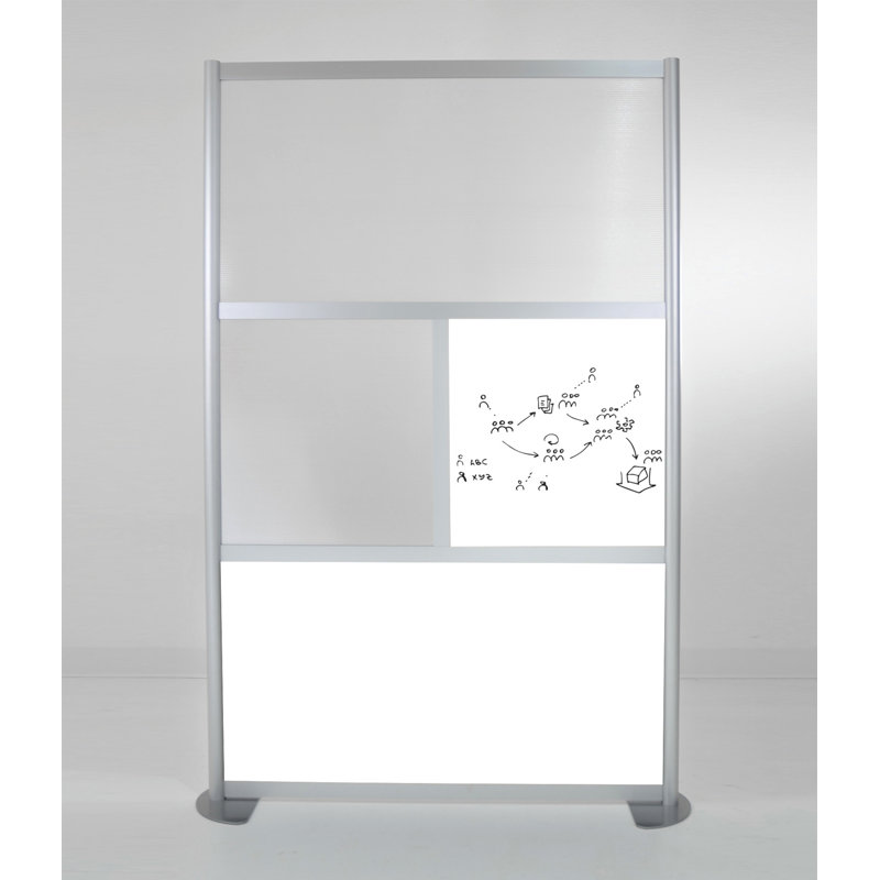Cloisons de bureau modernes 4 panneaux Orrie, Effacable, Standard