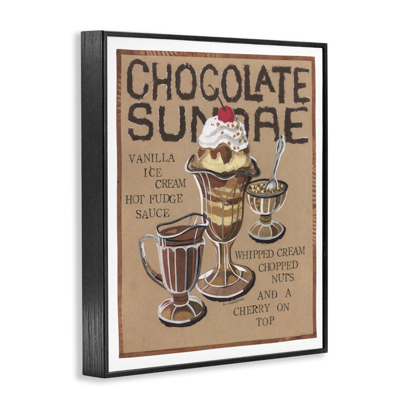 Recette de chocolat, art par Nancy Overton, H 30 po x l 24 po, Giclée encadrée noir minuit