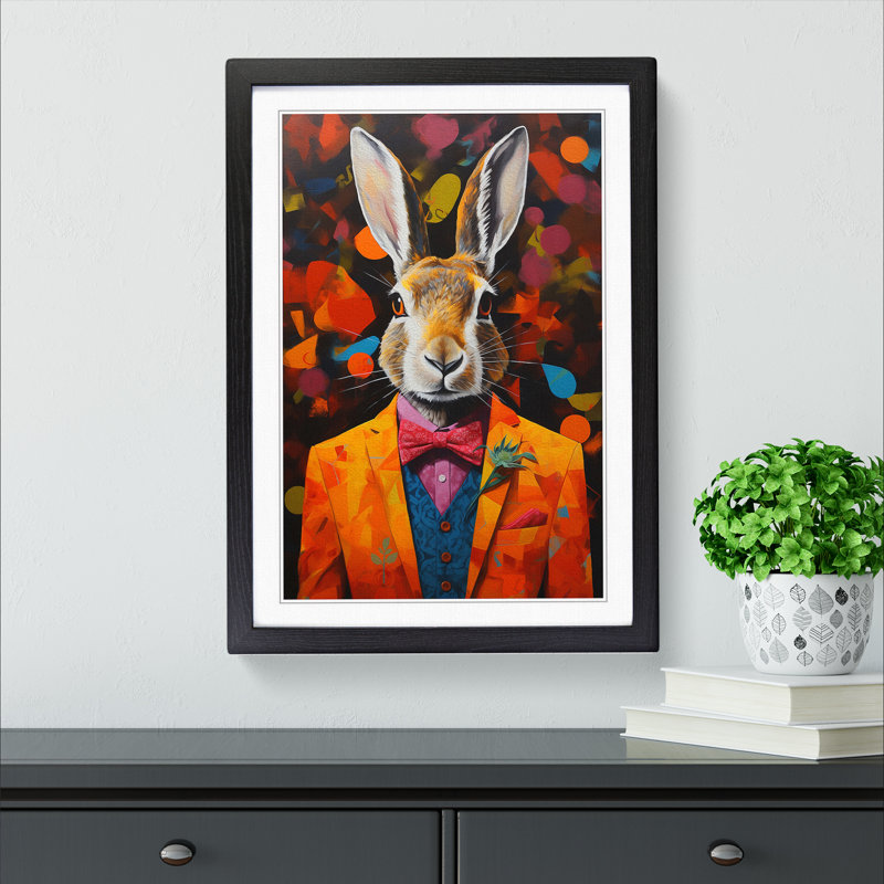 Hare Conceptual - Framed Print