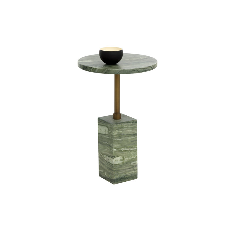Table de bout Mizani - aspect marbre, Vert