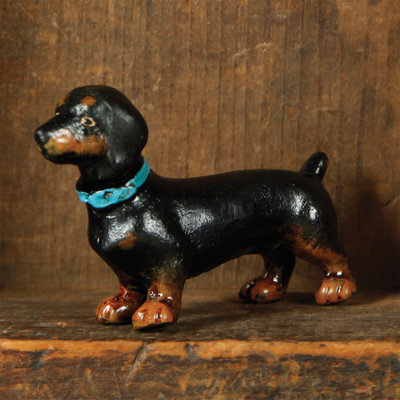 Beavercreek Cast Iron Dachshund Dog Figurine