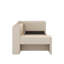 Lit de jour simple tapissier avec tiroirs, tablettes, armoires rabattables et table d'appoint-121614058