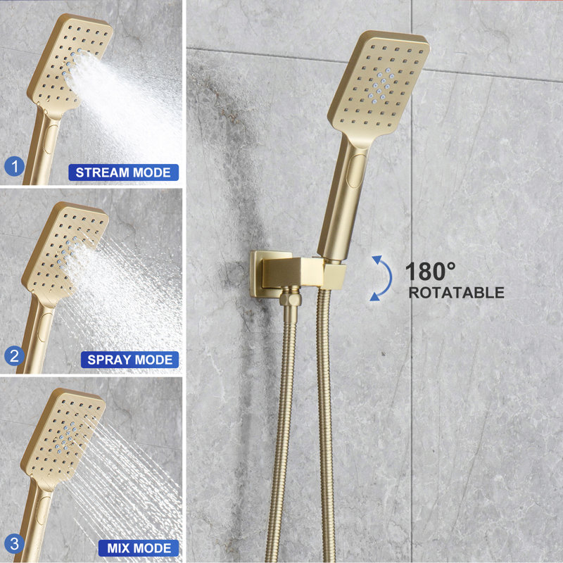 Rainlex Complete Shower System with Rough in-Valve & Reviews | Wayfair