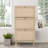 24 Inch Wide MDF Freestanding Shoe Storage Cabinet With 3 Flip Drawers-1486140219