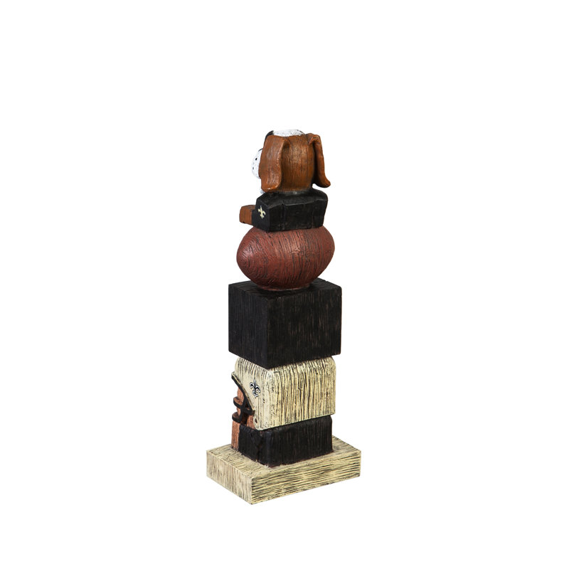 Statue de jardin d'intérieur / extérieur NFL New York Giants, Saints de la Nouvelle-Orléans, H 12 po x l 4,41 po x P 3,15 po