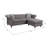Waldina  Fabric Reversible Sectional Sofa