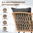  7-Piece Outdoor Dining Set With 6 Rattan Chairs, All-Weather Patio Table & Chairs For Backyard, Garden, Poolside-1922691508