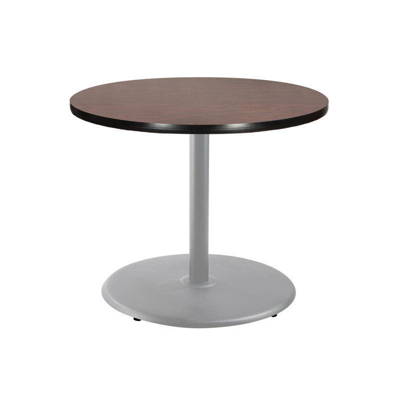 Table basse Bennet, H 30 po x L 36 po x l 36 po, Gris, Acajou