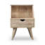 Rousseau 40cm W Solid Wood Bedside Table