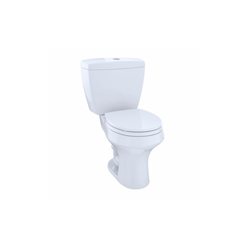 Rowan® Dual Flush Round Two-Piece Toilet (Seat Not Included), Colonial White