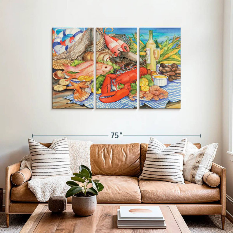 Yarlin Seafood Platter, 36" H x 57" W