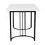 Metal Base Dining Table