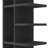 9 Tier Bookshelf, Vertical Corner Shelf With Modern Invisible Spine Ladder Bookcase Space-saving Organizer-1404090850