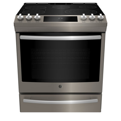 Cuisinière électrique encastrée à l'avant de 30 po, 6,3 pi cu