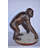 Chimpanzee Standing And Looking Around Bronze Statue - Size: 24" X 20" X 28"H