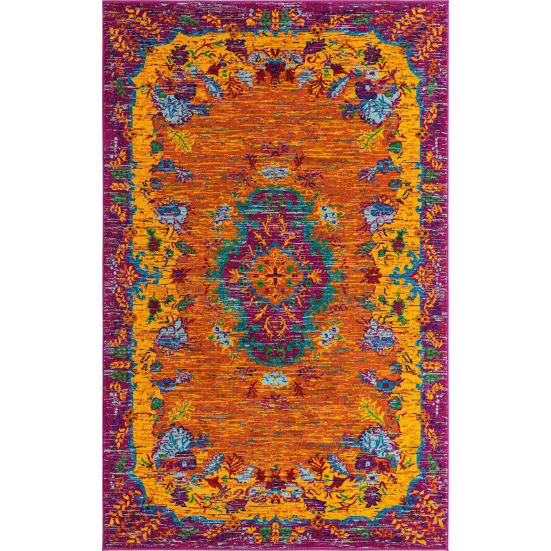 Niceto Indoor Rug, Rectangle 5'3" x 8'