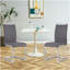 Chaise d'appoint Chaslynn en gris foncé