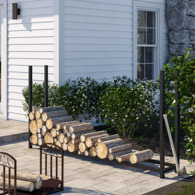 Walebridge 238cm W Log Rack