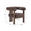 Chaise d'appoint moderne rembourrée avec accoudoirs ronds-1066427622