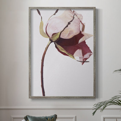 «Love Is A Rose I», reproduction encadrée - bois massif