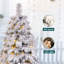 Arbre de Noël enneigé pré-éclairé-1073830570