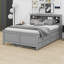 Lit plateforme avec tête de lit avec rangement, USB, lit gigogne et 3 tiroirs-2124545135-2124545128
