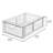 Stackable Divided Kitchen Storage Drawer - Pull-Out Sliding Bin for Fridge, Pantry, or Under-Sink