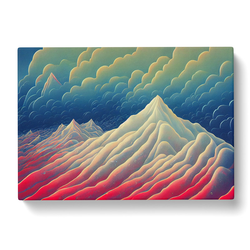 Riveting Mountains - Wrapped Canvas, 35cm H x 50cm W x 3cm D